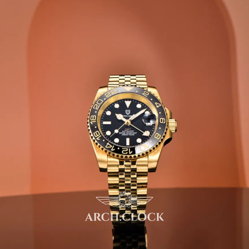 Pagani Design Submarine GMT Gold PD-1662, фото 6