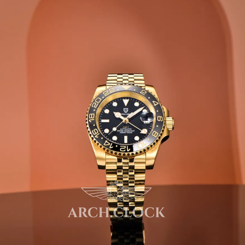 Годинник Pagani Design Submarine GMT Gold PD-1662, фото 6