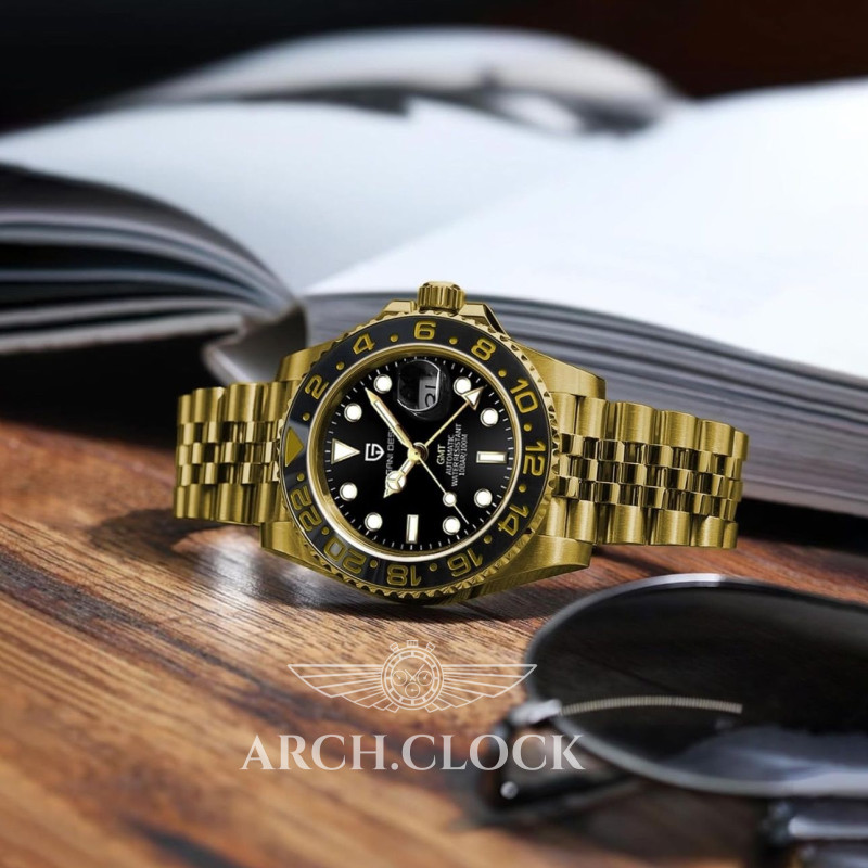 Годинник Pagani Design Submarine GMT Gold PD-1662, фото 3
