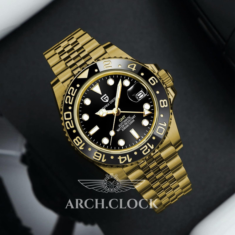 Годинник Pagani Design Submarine GMT Gold PD-1662, фото 2