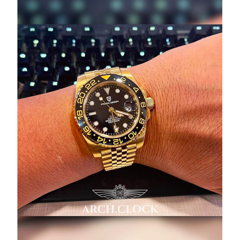 Pagani Design Submarine GMT Gold PD-1662, фото 9