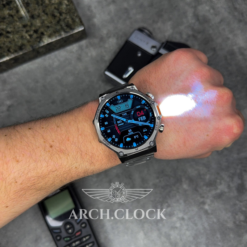 Годинник Smart Hardy AK82 Silver, фото 8