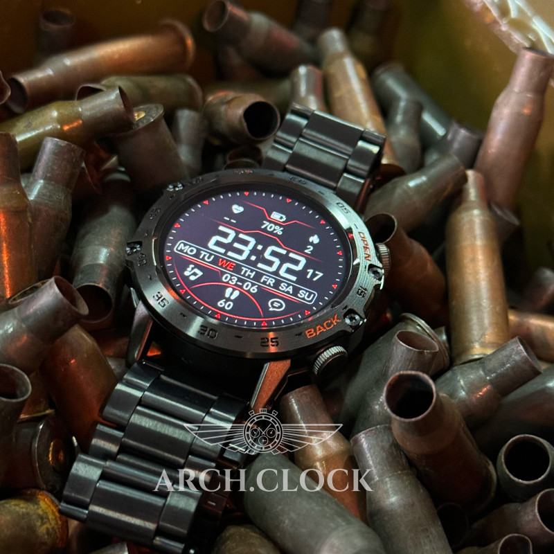 Годинник Multiple Hardy AK52 Black, фото 8
