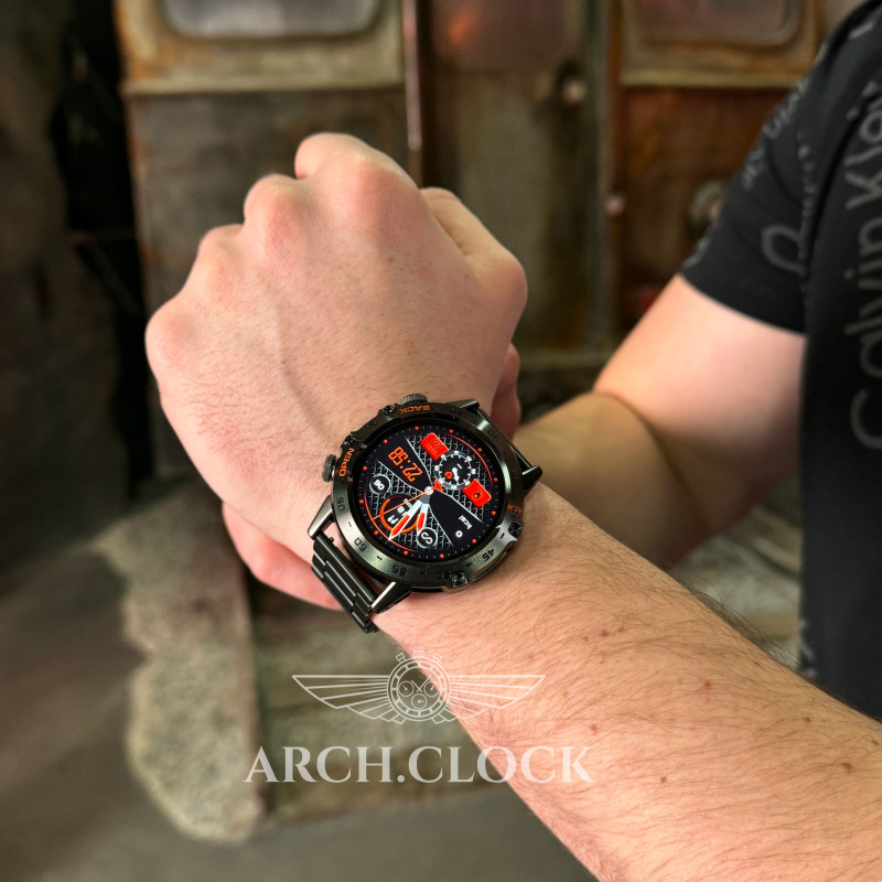 Годинник Multiple Hardy AK52 Black, фото 5