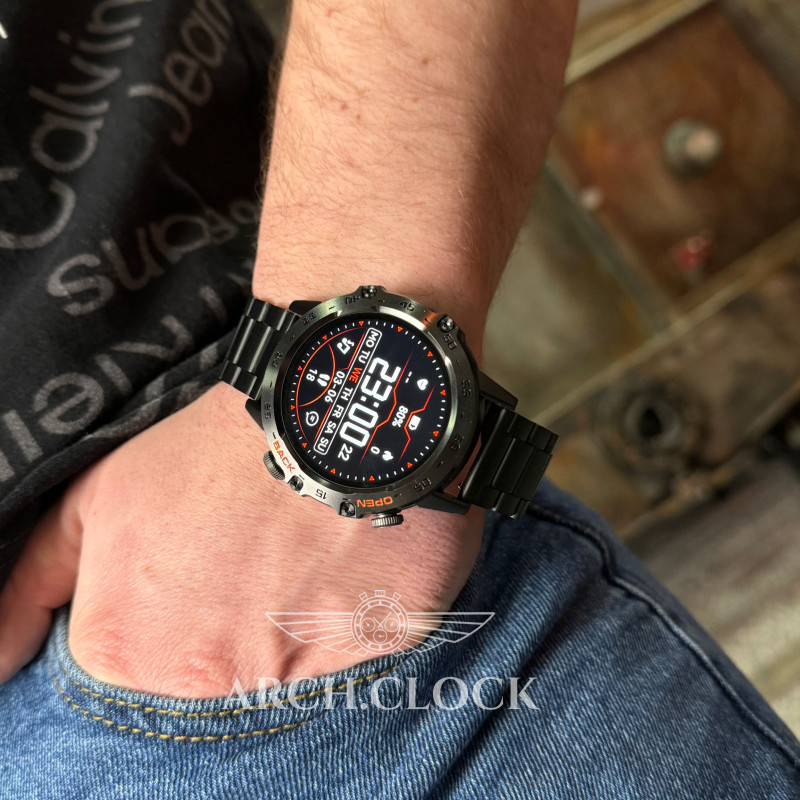 Годинник Multiple Hardy AK52 Black, фото 2