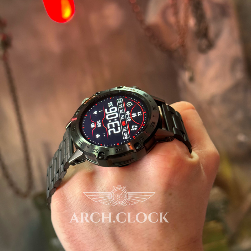 Годинник Multiple Hardy AK52 Black, фото 6