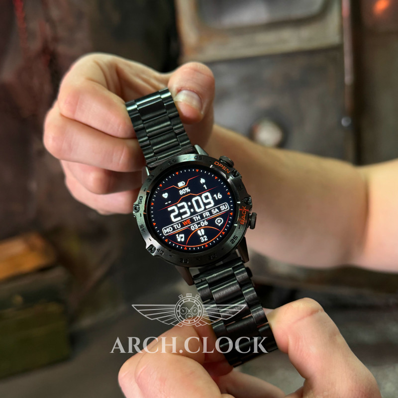 Годинник Multiple Hardy AK52 Black, фото 7