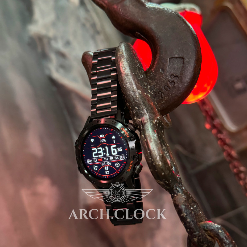 Годинник Multiple Hardy AK52 Black, фото 10