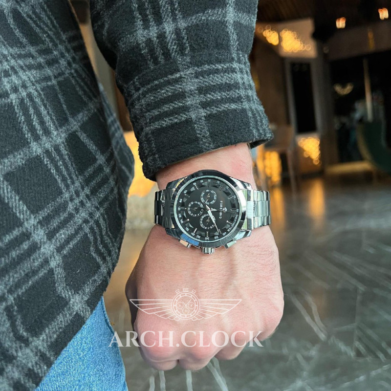 Годинник Forsining  Aviator Silver, фото 4
