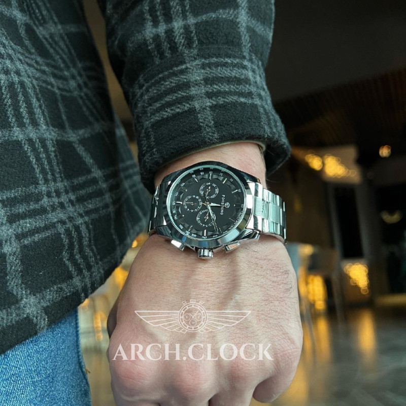 Годинник Forsining  Aviator Silver, фото 6