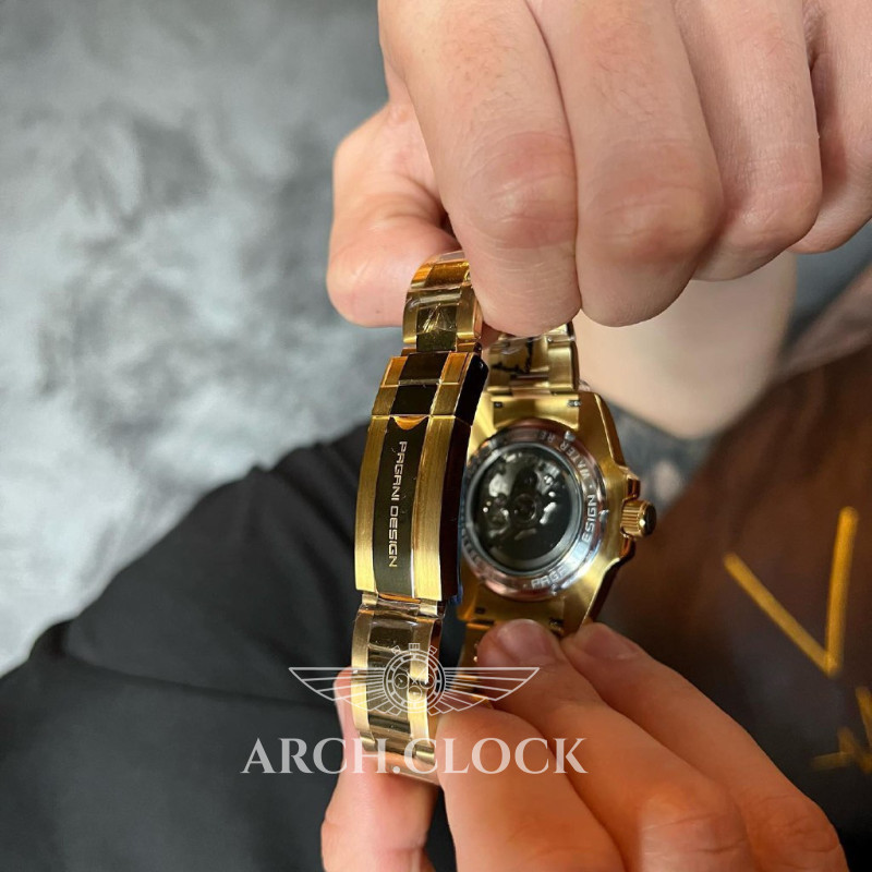 Годинник Pagani Desing Gold Submarine, фото 4