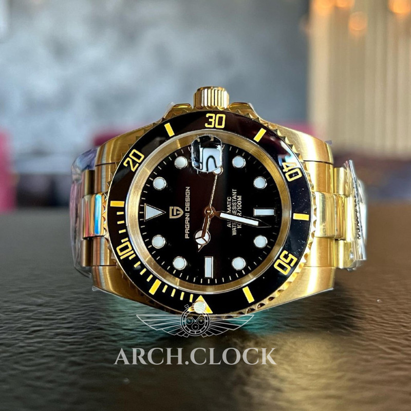 Годинник Pagani Desing Gold Submarine, фото 5