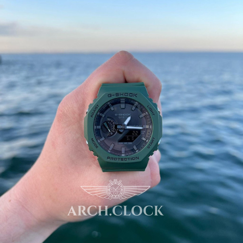 Годинник CASIO GA-B2100-3AER Green, фото 6