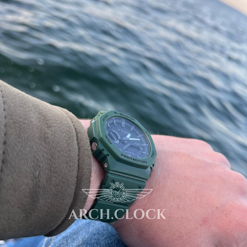 Годинник CASIO GA-B2100-3AER Green, фото 5