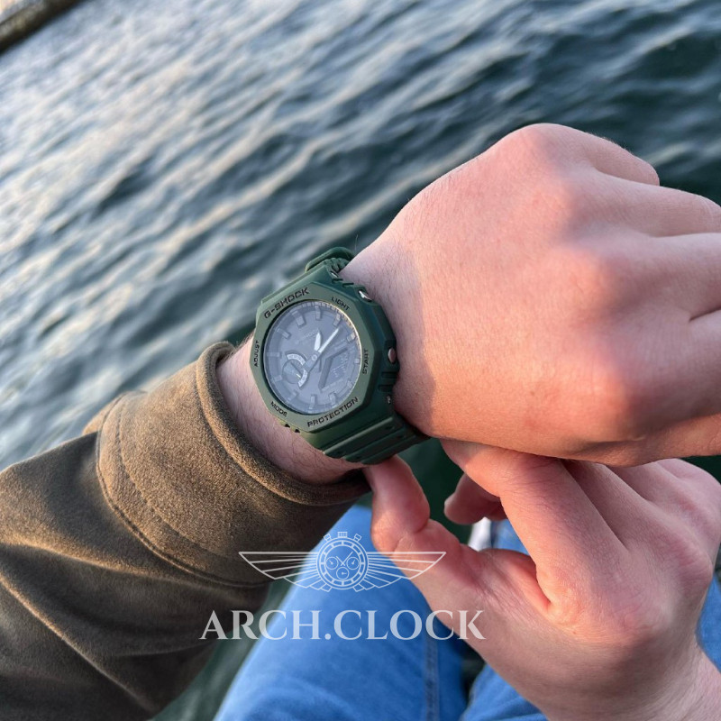 Годинник CASIO GA-B2100-3AER Green, фото 4