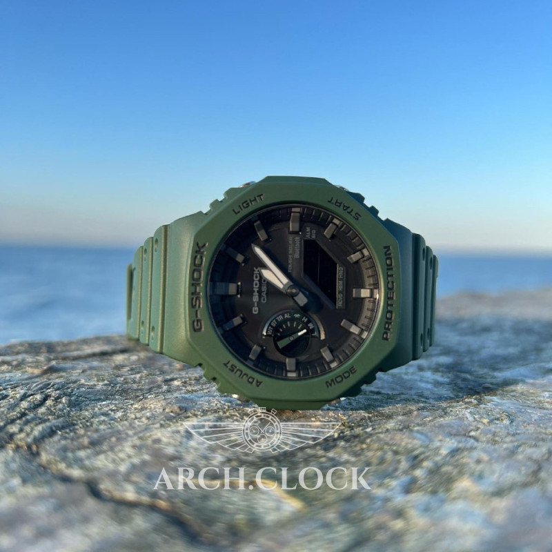 Годинник CASIO GA-B2100-3AER Green, фото 2