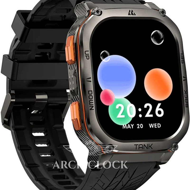 Годинник Kospet Tank M3 ULTRA Black + Compass GPS, фото 13