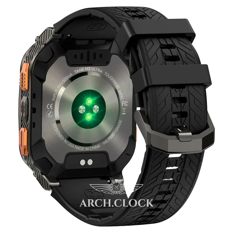 Kospet Tank M3 ULTRA Black + Compass GPS, фото 14