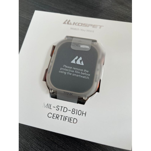 Kospet Tank M3 ULTRA Black + Compass GPS