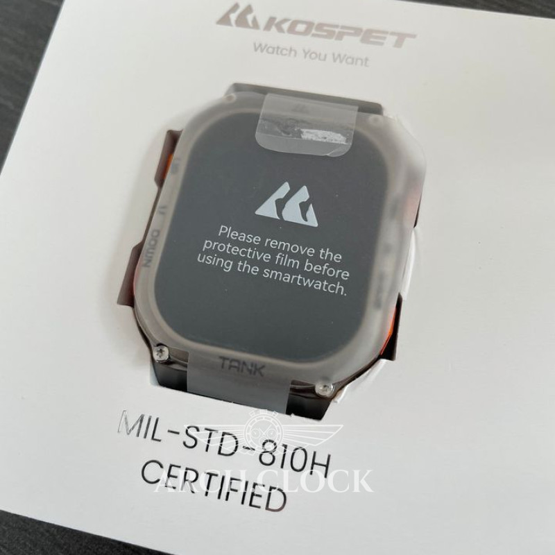 Годинник Kospet Tank M3 ULTRA Black + Compass GPS, фото 43