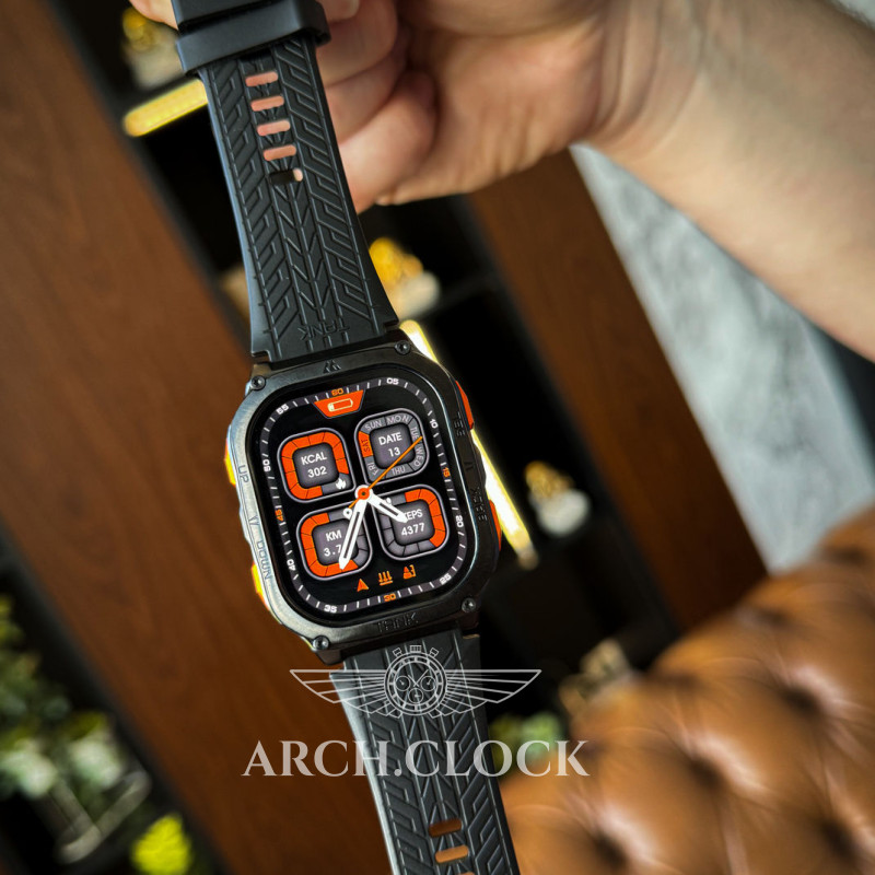 Годинник Kospet Tank M3 ULTRA Black + Compass GPS, фото 2