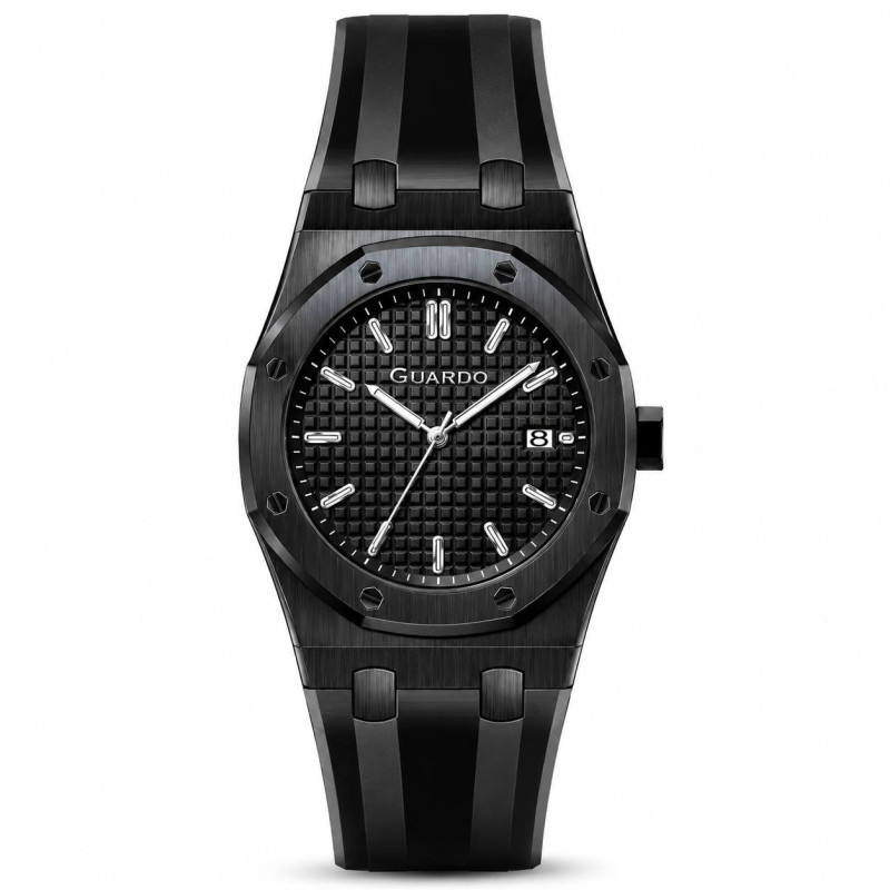 Годинник GUARDO Axiom Noir Sport Black, фото 1