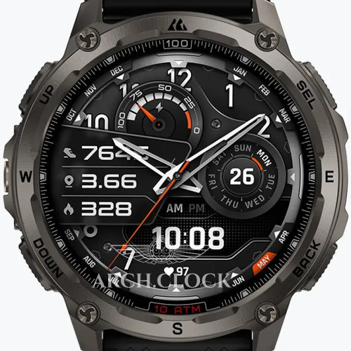 Смарт-годинник Garmin fenix 8 47mm, AMOLED, Glass/SS, SlateGray Steel/Black, BlkBnd, GPS (010-02904-00)