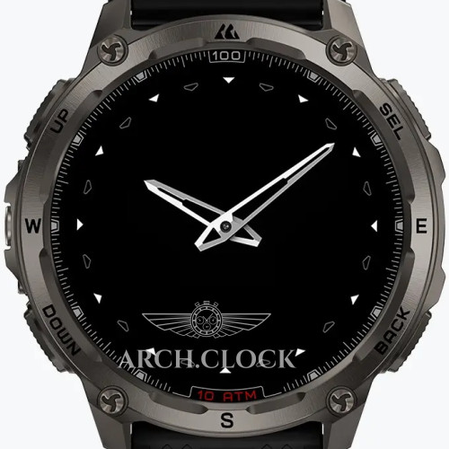 Смарт-годинник Garmin fenix 8 47mm, AMOLED, Glass/SS, SlateGray Steel/Black, BlkBnd, GPS (010-02904-00)