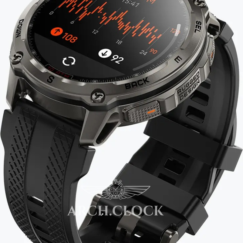 Годинник KOSPET TANK T4 Black, фото 20