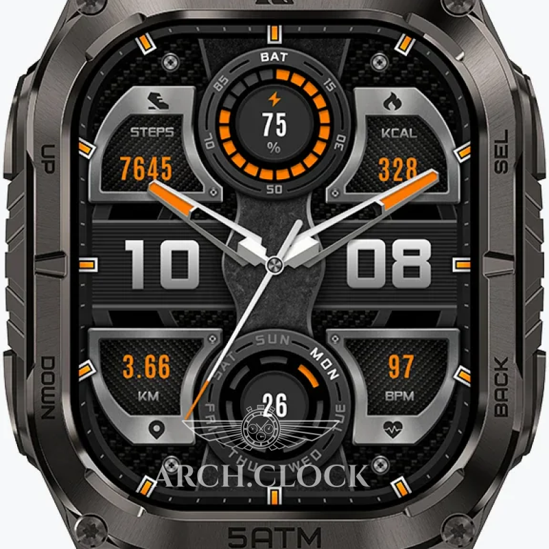 Годинник KOSPET TANK M4C Black, фото 3