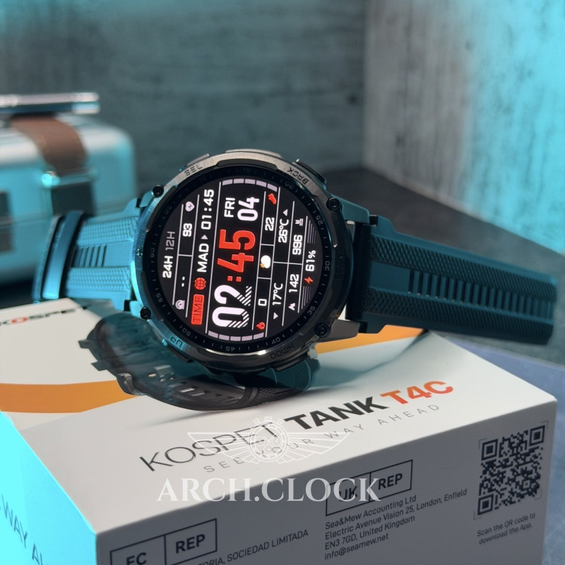 Годинник KOSPET TANK T4С Black, фото 6