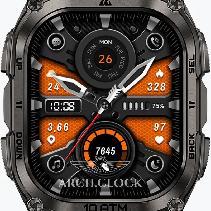 Годинник KOSPET TANK M4 Black, фото 8