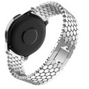 Ремінець металевий Honey Silver 22 мм