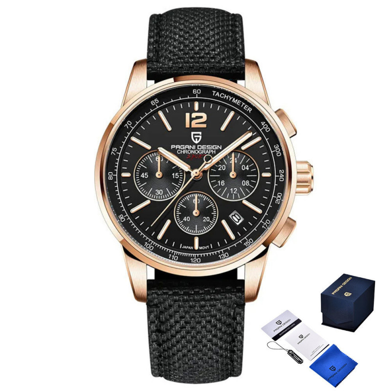 Pagani Design YS008 Rose Gold-Black, фото 1