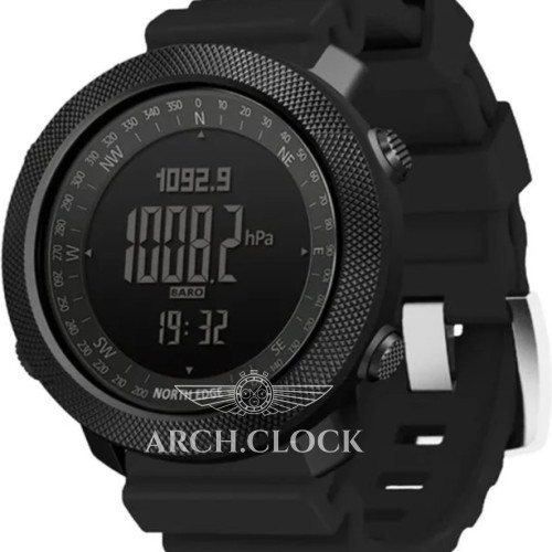 Ремінець каучуковий North Edge Black розмір 24
