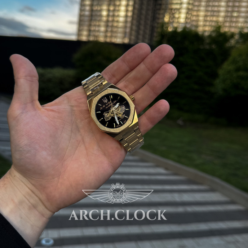 Годинник AWARDER UA OCTAGON GOLD, фото 7