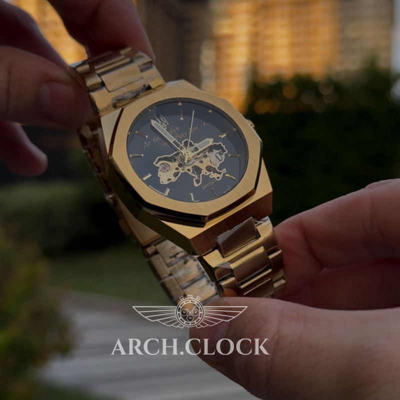 Годинник AWARDER UA OCTAGON GOLD, фото 10