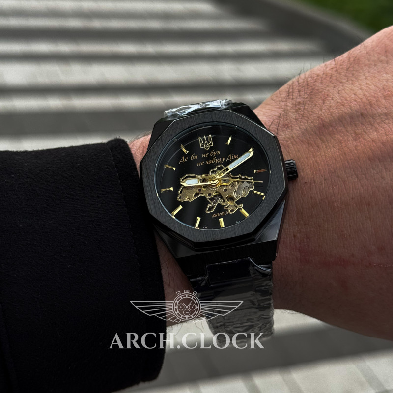 Годинник AWARDER UA OCTAGON BLACKG, фото 3
