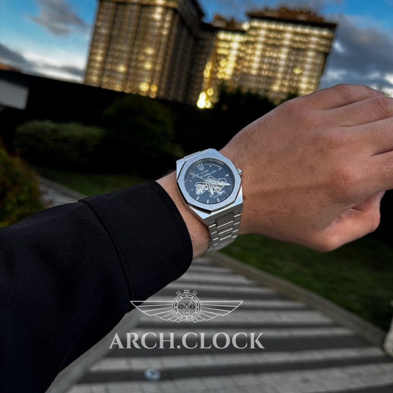 Годинник AWARDER UA OCTAGON SILVER, фото 2