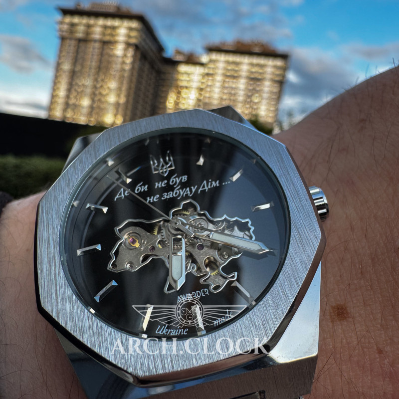 Годинник AWARDER UA OCTAGON SILVER, фото 6