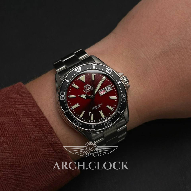 Годинник Orient RA-AA0003R19B RED KAMASU Automatic Diver Sapphire, фото 13