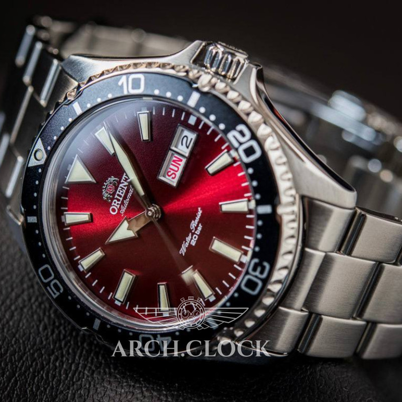 Годинник Orient RA-AA0003R19B RED KAMASU Automatic Diver Sapphire, фото 9
