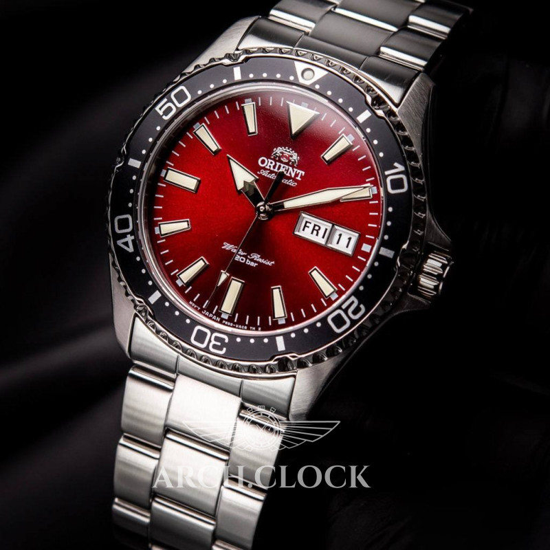 Годинник Orient RA-AA0003R19B RED KAMASU Automatic Diver Sapphire, фото 5