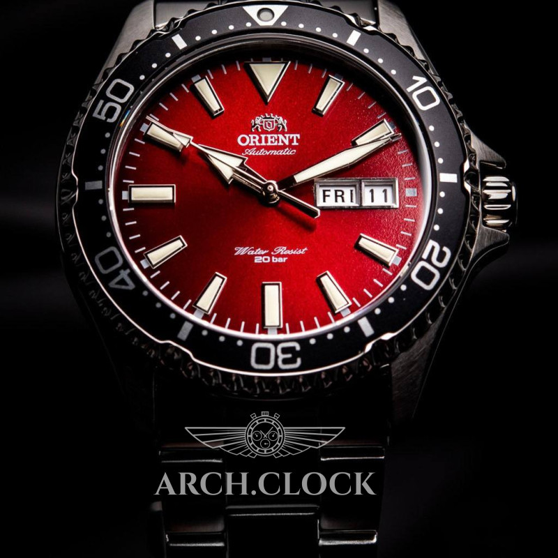 Годинник Orient RA-AA0003R19B RED KAMASU Automatic Diver Sapphire, фото 8