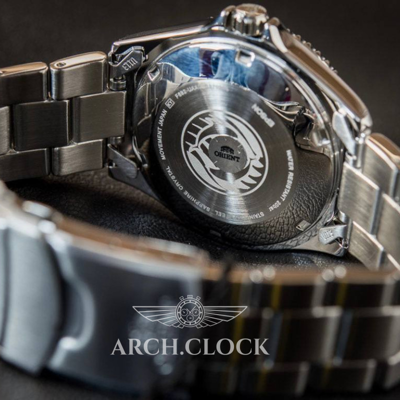 Годинник Orient RA-AA0004E19B Green KAMASU Automatic Diver Sapphire, фото 9