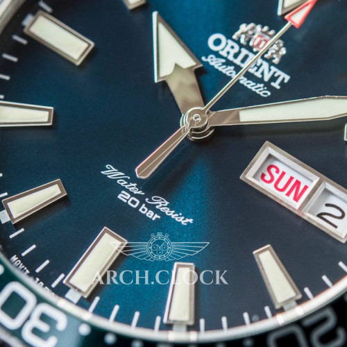 Orient RA-AA0004E19B Green KAMASU Automatic Diver Sapphire