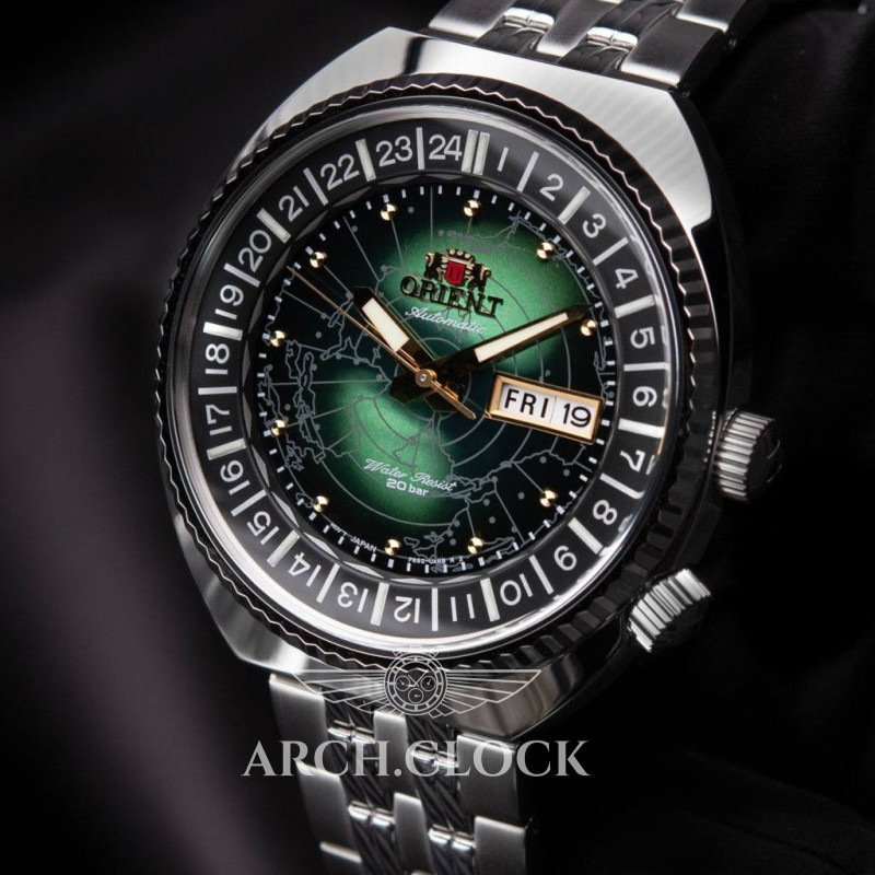 Годинник ORIENT RA-AA0E02E19B World Map 200m, фото 9