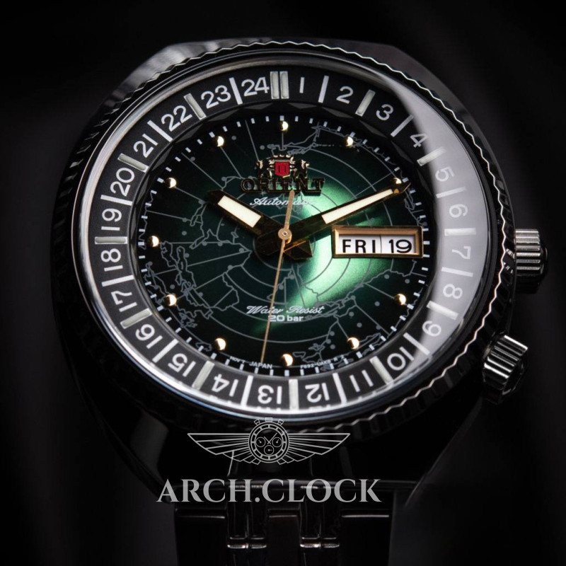 Годинник ORIENT RA-AA0E02E19B World Map 200m, фото 10