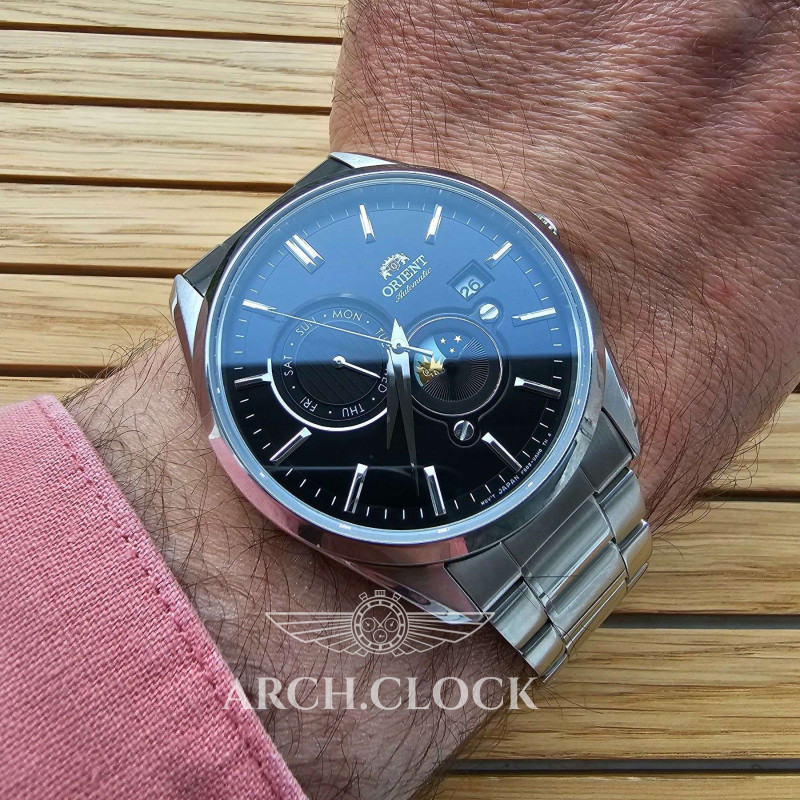 Годинник Orient RA-AK0307B10B Sun&Moon Automatic, фото 6