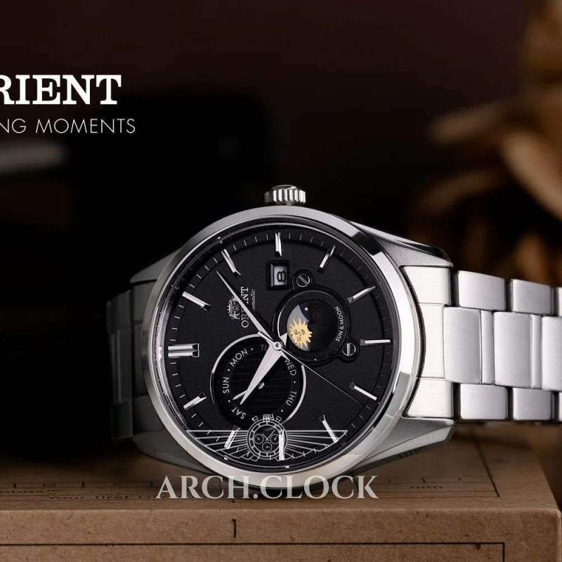 Годинник Orient RA-AK0307B10B Sun&Moon Automatic, фото 3